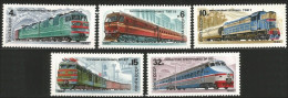 772 Russie 1982 Locomotives Modernes Trains MNH ** Neuf SC (RUC-422) - Trenes