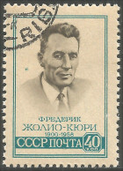 772 Russie 1959 Frederic Joliot-Curie (RUC-301) - Used Stamps