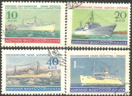 772 Russie 1959 Bateaux Ships (RUC-303) - Oblitérés