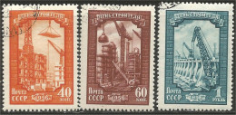 772 Russie 1956 Building Construction (RUC-254) - Used Stamps