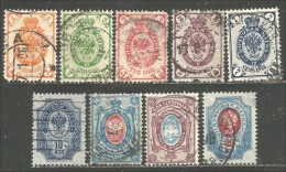 771 Russie 1902-05 Small Collection Stamps (RUZ-276) - Gebruikt