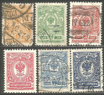 771 Russie 1909-12 Small Collection Stamps (RUZ-279) - Oblitérés