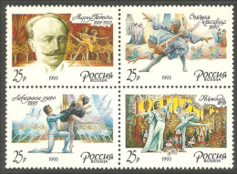 774 Russie 1993 Ballets Opera MNH ** Neuf SC (RUS-14) - Musik