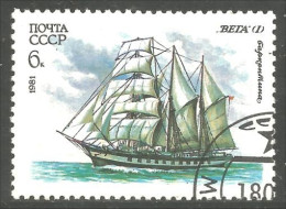 773 Russie Voilier Bateau Boat Sailing Ship Schiff Barkentine Vega (RUK-685) - Schiffe