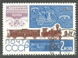 773 Russie Train Railways Zug Treno Voilier Bateau Boat Sailing Ship Schiff (RUK-688) - Schiffe