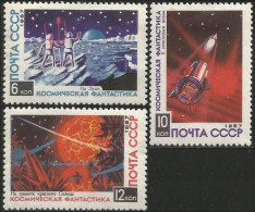 773 Russie 1967 Rocket Fusée Lune Moon Satellites Explorers MLH * Neuf Légère (RUK-593) - UdSSR