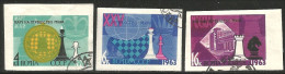 773 Russie 1963 Echecs Chess Schach Sacchi Imperforate Non Dentelé (RUK-577) - Chess