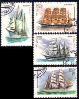 773 Russie Bateaux Voiliers Sailing Ships Schooner Tall Ships 1981 (RUK-475) - Usati