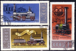 773 Russie Old Steam Locomotives Vapeur Anciennes 1978 (RUK-466) - Oblitérés