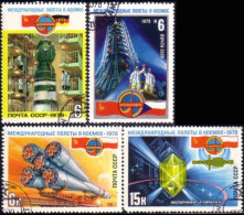 773 Russie Fusée Cosmonautes Intercosmos Rockets Astronauts 1978 (RUK-467) - Used Stamps