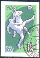 773 Russie Football Soccer Non Dentelé Imperforate Stamp 1963 (RUK-362) - Otros & Sin Clasificación