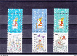 VATICAN 1987 SAINT NICOLAS DE BARI Yvert 825-827, Michel 934-936 NEUF** MNH Cote :yv 18 Euros - Unused Stamps