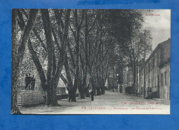 CPA - 09 - Lavelanet - La Promenade - Les Ecoles Et L'Hôpital - Animée - Non Circulée - Lavelanet