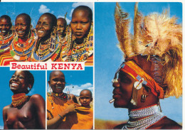 Kenya Postcard Sent To Denmark 23-3-1992 (Beautiful Kenya) - Namibië