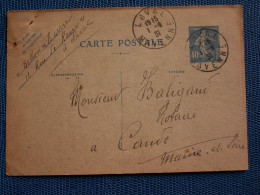 ENTIER  POSTAL    01/08/1931  --  SEMEUSE - Overprinter Postcards (before 1995)