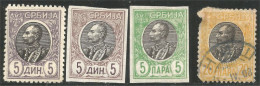 798 Serbie 1905 Roi King Peter I MH * Neuf (SER-39) - Serbie