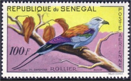 796 Senegal 100 F Oiseau Rollier Bird VLH * Neuf Legere (SEN-1) - Otros & Sin Clasificación