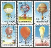 788 Sao Tome Principe Ballon Balloon Montgolfier Montgolfière (SAO-21a) - São Tomé Und Príncipe