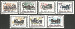 786 San Marino Cheval Horse Pferd Paard Caballo Cavallo Diligence Fiacre Coach Cab MNH ** Neuf SC (SAN-140g) - Sonstige & Ohne Zuordnung