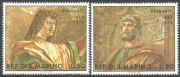 786 San Marino Tableau Bramante Painting Murale Mural MNH ** Neuf SC (SAN-136f) - Altri & Non Classificati