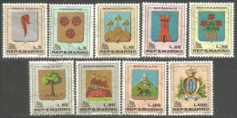 786 San Marino Coat Of Arms Armories Blason Wappen MNH ** Neuf SC (SAN-137) - Castelli