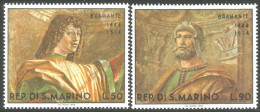 786 San Marino Tableau Bramante Painting Murale Mural MNH ** Neuf SC (SAN-136a) - Unused Stamps