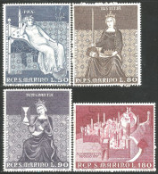 786 San Marino Siena Sienne Ambrogio Lorenzetti Fresques Fresco MNH ** Neuf SC (SAN-135a) - Nuovi