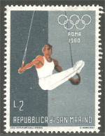 786 San Marino Rome Roma 1960 Gymnast Gymastique MH * Neuf (SAN-112) - Gymnastiek
