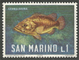 786 San Marino Bass Poisson Fish Fisch Pesce Pescado Peixe Vis MH * Neuf (SAN-108) - Pesci