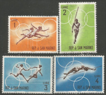 786 San Marino Tokyo 1964 Running Course Coureur Haies Hurdles MNH ** Neuf SC (SAN-103) - Atletica