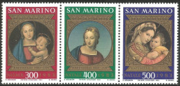 786 San Marino Noel Christmas Raphael Se-tenant MNH ** Neuf SC (SAN-92) - Navidad