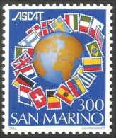 786 San Marino Drapeaux Flags MNH ** Neuf SC (SAN-83) - Sellos