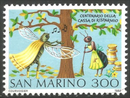 786 San Marino Savings Bank Coins Monnaie Caisse Épargne MNH ** Neuf SC (SAN-80a) - Unused Stamps