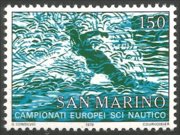 786 San Marino Waterskiing Ski Nautique MNH ** Neuf SC (SAN-71c) - Ski Náutico