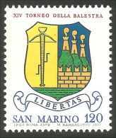 786 San Marino Armoiries Coat Arms MNH ** Neuf SC (SAN-68a) - Ongebruikt