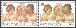 786 San Marino UNESCO Children Enfants MNH ** Neuf SC (SAN-52d) - UNESCO