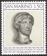 786 San Marino Naples Exposition Philatelique Exhibition MNH ** Neuf SC (SAN-47c) - Philatelic Exhibitions