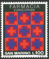 786 San Marino Eurocophar Congres Pharmacie Pharmacy MNH ** Neuf SC (SAN-48a) - Ongebruikt