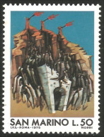 786 San Marino Réfugiés Romagne 1945 Refugees Romagna MNH ** Neuf SC (SAN-44a) - Unused Stamps