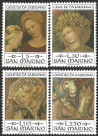 786 San Marino Noel Christmas 1973 Tableau Gentile Fabriano Painting MNH ** Neuf SC (SAN-40a) - Nuevos