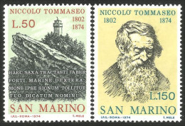 786 San Marino Niccolo Tommaseo Ecrivain Writer MNH ** Neuf SC (SAN-42a) - Ungebraucht