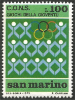 786 San Marino Gymnastique Gymnasts MNH ** Neuf SC (SAN-39a) - Unused Stamps
