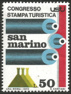 786 San Marino Congres Presse Touristique MNH ** Neuf SC (SAN-38b) - Sonstige & Ohne Zuordnung