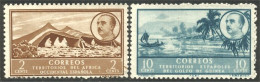 780 Sahara Tente Tent Golfe Guinée Pirogue Bateau Boat No Gum (SAH-31) - Spanish Sahara