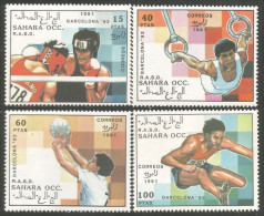 780 Sahara Gymnastique Volleyball Athlétisme Boxe Gymnastics Boxing Boxen Barcelona MNH ** Neuf SC (SAH-15b) - Zomer 1992: Barcelona