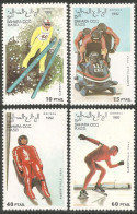 780 Sahara Bobsleigh Ski Skating Patinage Albertville MNH ** Neuf SC (SAH-16) - Inverno1992: Albertville