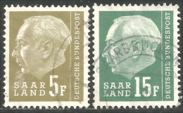 779 Sarre 1957 President Heuss 5F-15F (SAA-96b) - Usati