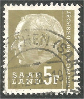 779 Sarre 1957 President Heuss 5F (SAA-94d) - Used Stamps