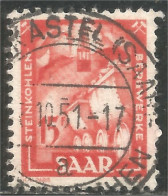 779 Sarre 1949 Houillière Wagon Miner Mines Coal Charbon Kohl Carbone Mining BLIESKASTEL (SAA-88b) - Used Stamps