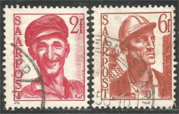 779 Sarre 1948 Ouvrier Worker Miner Mines Mining Charbon Coal (SAA-84a) - Usati